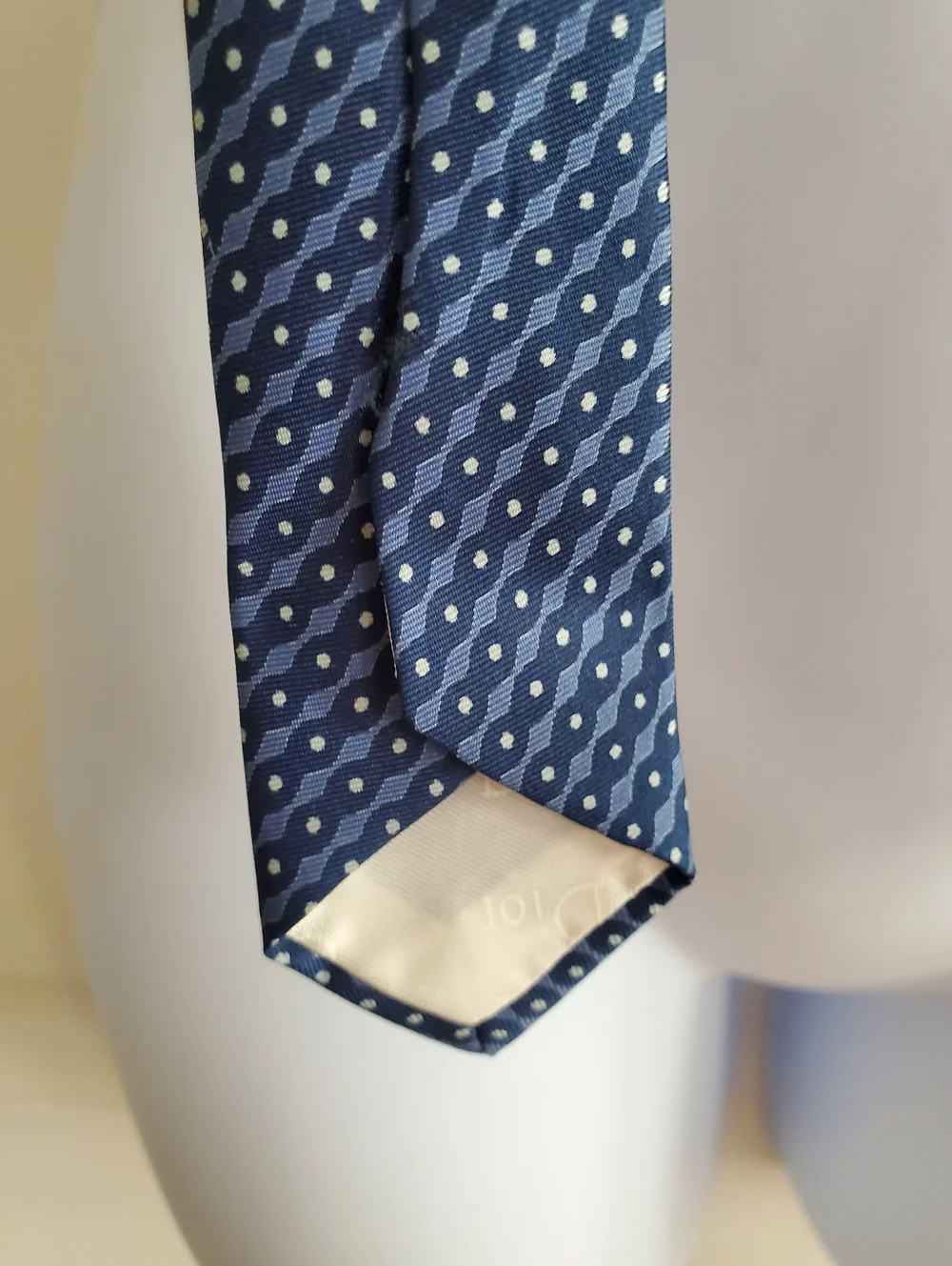 Christian Dior vintage men's silk neck tie